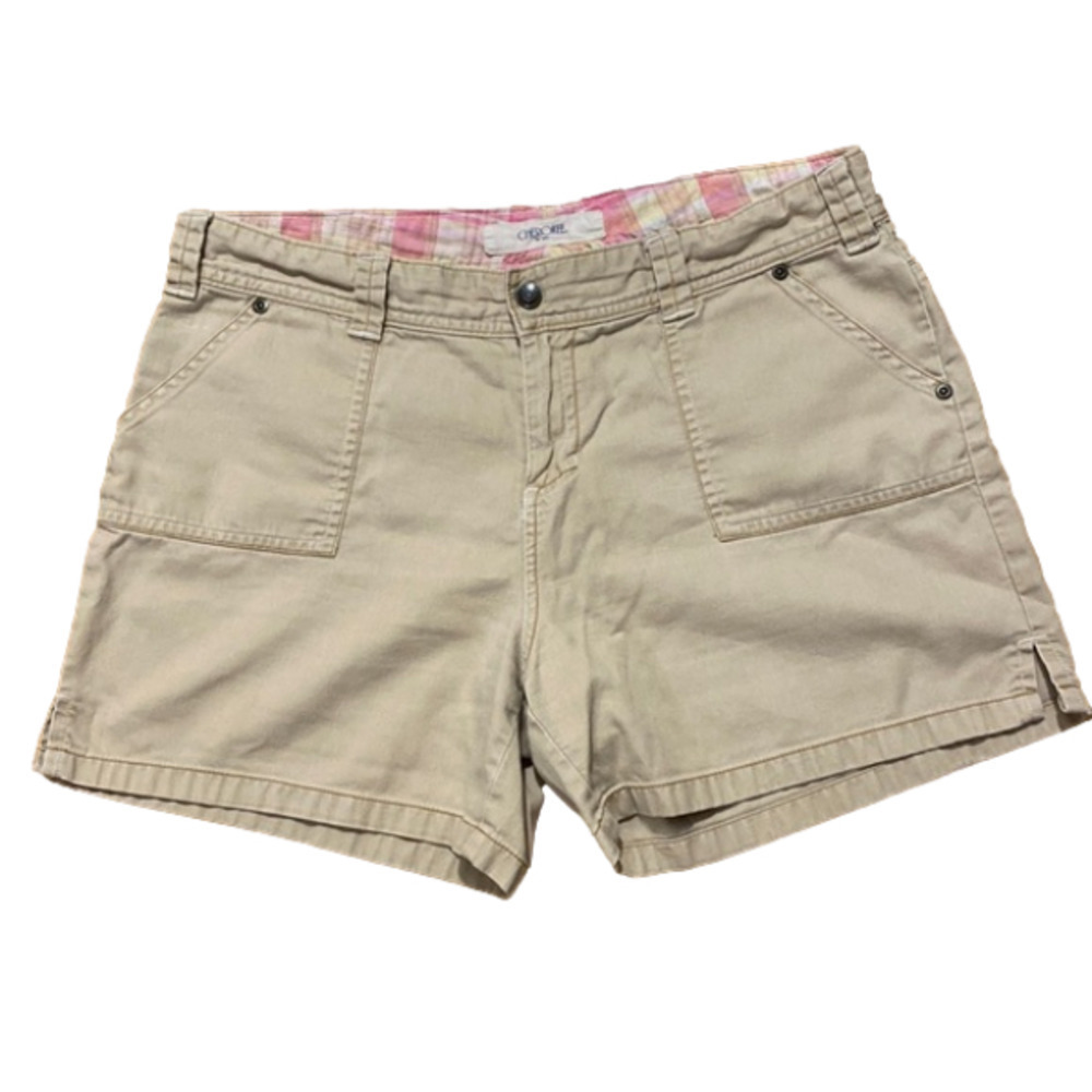 CHEROKEE Women’s Tan  Shorts Casual Wear (Size 12)